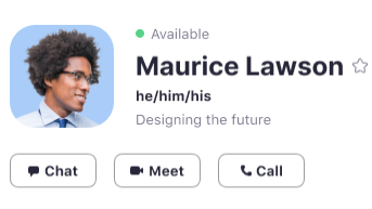Zoom Profile Card Gender Pronouns