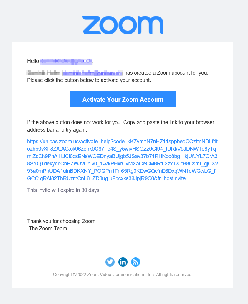 Zoom - Set password prompt Zoom - Set password prompt